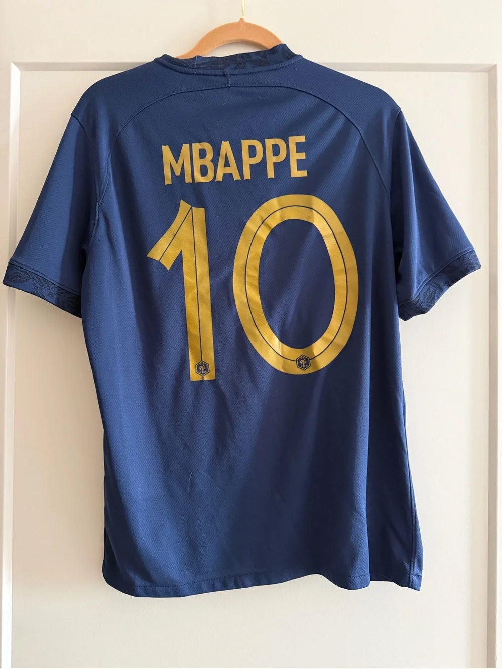 Nike France #10 Soccer Jersey - Navy & Gold - Picture 2 of 2